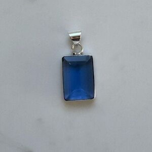 NWOT Sundance Soundview Pendant, Tanzanite, Sterling Silver
